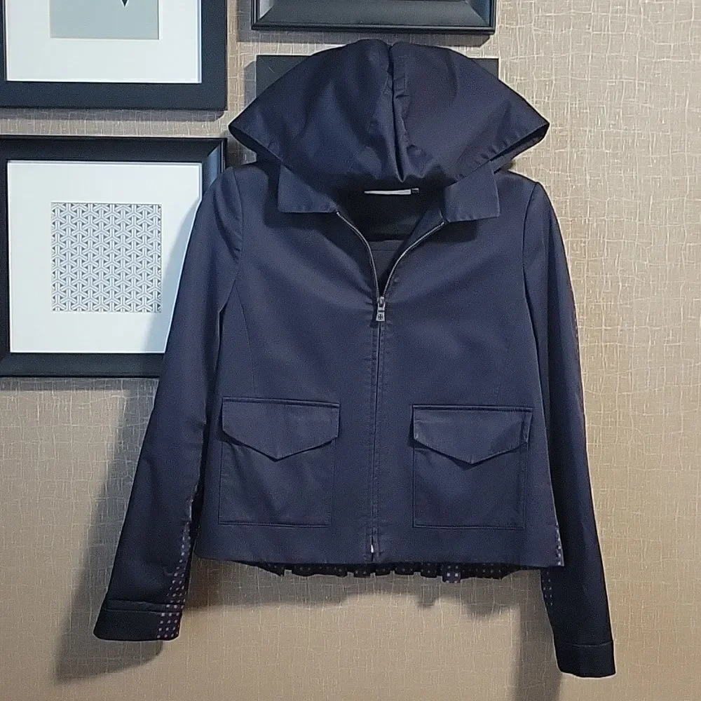 Tory Burch Lane Back Pleated Jacket